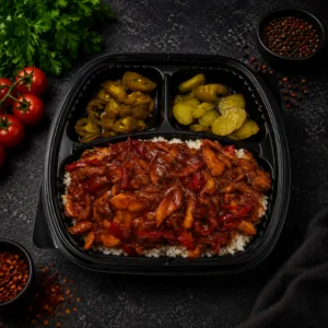 Barbekü Soslu Pilav